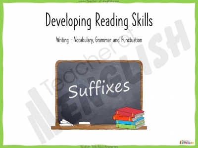 Developing Reading Skills - Suffixes Teaching Resources